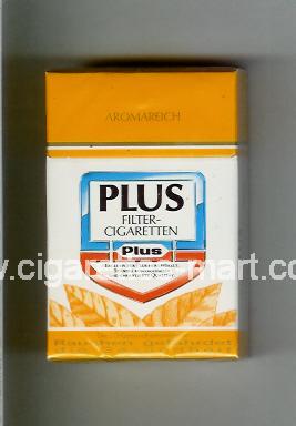 Plus (german version) (design 2) (Aromareich / Filter-Sigaretten) ( hard box cigarettes )