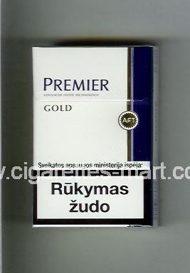 Premier (german version) (design 2) (Gold) ( hard box cigarettes )