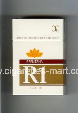 R 1 (design 1) ( hard box cigarettes )