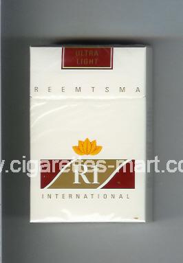 R 1 (design 2) (Ultra Light / International) ( hard box cigarettes )