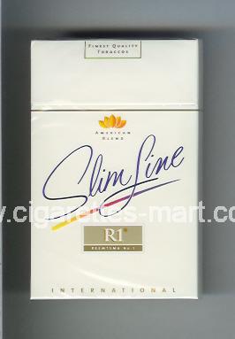 R 1 (design 3) (American Blend / Slim Line / International) ( hard box cigarettes )