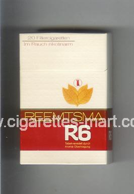 R 6 (design 6) ( hard box cigarettes )