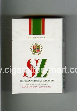 SL (german version) (International Lights) ( hard box cigarettes )
