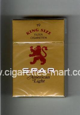 Spar (design 2) (American Light) ( hard box cigarettes )