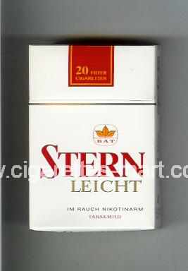 Stern (design 2) (Leicht) ( hard box cigarettes )