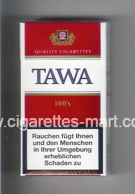 Tawa (design 2A) (white & red) ( hard box cigarettes )
