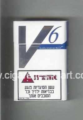 V (german version) 6 (Quality American Blend) ( hard box cigarettes )