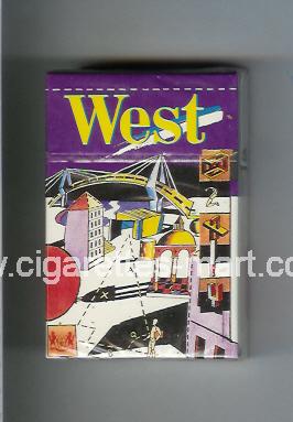 West (collection design 1) ( hard box cigarettes )