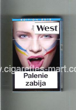 West (collection design 13J) (Edition 2012 / Ice) ( hard box cigarettes )
