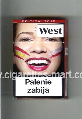 West (collection design 13K) (Edition 2012 / Red) ( hard box cigarettes )