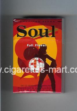 West (collection design 16C-1) Soul (Full Flavor) ( hard box cigarettes )