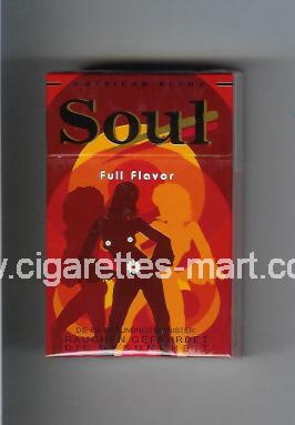 West (collection design 16C-3) Soul (Full Flavor) ( hard box cigarettes )