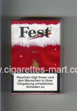 West (collection design 21A) Fest (Frones / Red) ( hard box cigarettes )