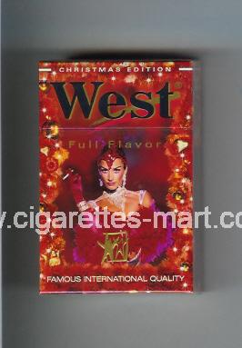 West (collection design 4H) (Christman Edition / Full Flavor) ( hard box cigarettes )