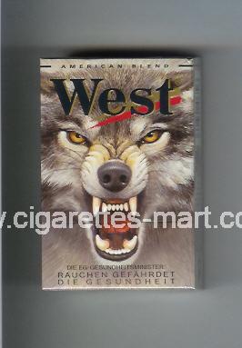 West (collection design 5B) (American Blend) ( hard box cigarettes )