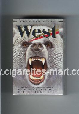 West (collection design 5D) (American Blend) ( hard box cigarettes )