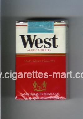 West (design 1) (American Blend) (Full Flavor) ( soft box cigarettes )