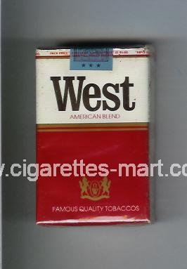 West (design 1) (American Blend) ( soft box cigarettes )