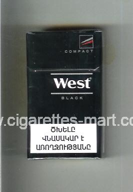 West (design 14) (Compact / Black) ( hard box cigarettes )