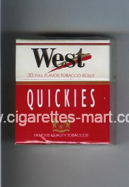West (design 2) (Quickies / Full Flavor) ( hard box cigarettes )