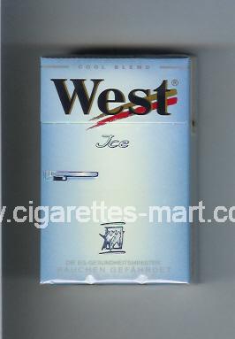 West (design 3) (Ice / Cool Blend) ( hard box cigarettes )