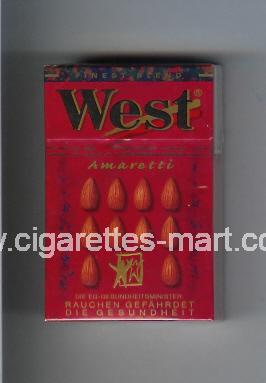 West (design 3A) (Amaretti / Finest Blend) ( hard box cigarettes )