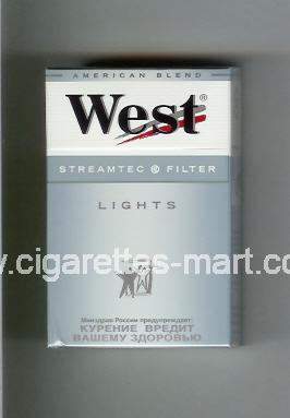 West (design 3A) (Streamtec Filter / Lights / Anerican Blend) ( hard box cigarettes )