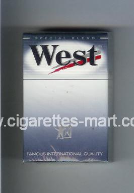 West (design 6) (Special Blend) ( hard box cigarettes )