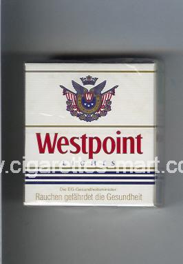 Westpoint (german version) (design 1) (Lights) ( hard box cigarettes )
