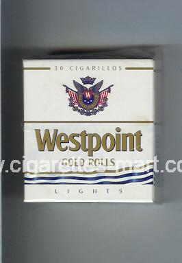 Westpoint (german version) (design 2) (Gold Rolls / Lights) ( hard box cigarettes )