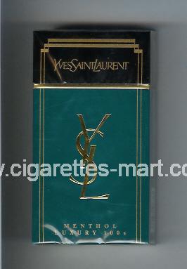 YSL (design 1) Yves Saint Laurent (Menthol) ( hard box cigarettes )