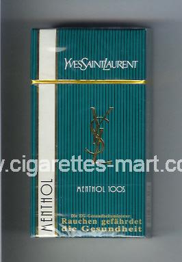 YSL (design 2) Yves Saint Laurent (Menthol) ( hard box cigarettes )
