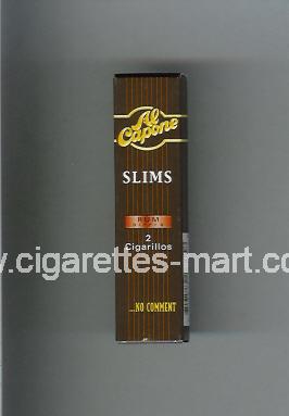 Al Capone (design 1) (Slims / Rum Dipped) ( hard box cigarettes )