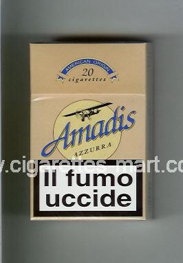 Amadis (german version) (Azzurra / American Origin) ( hard box cigarettes )