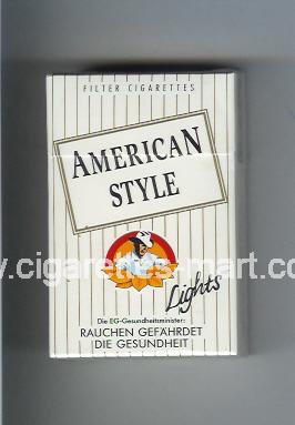 American Style (Lights) ( hard box cigarettes )