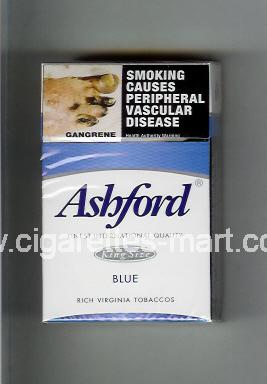 Ashford (design 1) (Blue) ( hard box cigarettes )