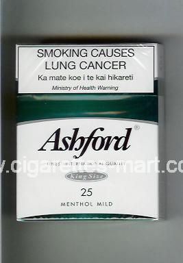 Ashford (design 1) (Menthol Mild) ( hard box cigarettes )