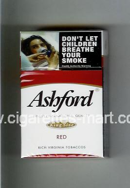 Ashford (design 1) (Red) ( hard box cigarettes )