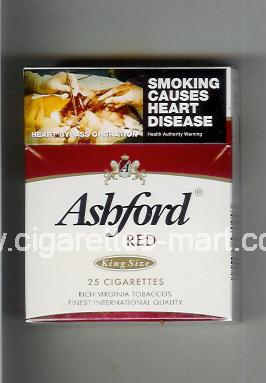 Ashford (design 1A) (Red) ( hard box cigarettes )