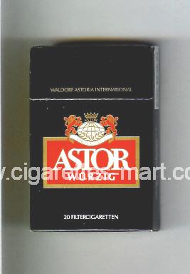 Astor (german version) (design 1) (Wurzig) ( hard box cigarettes )
