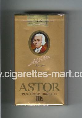 Astor (german version) (design 3A) (Finest Luxury Cigarettes) ( soft box cigarettes )