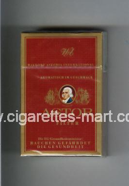 Astor (german version) (design 4) (Filter) ( hard box cigarettes )