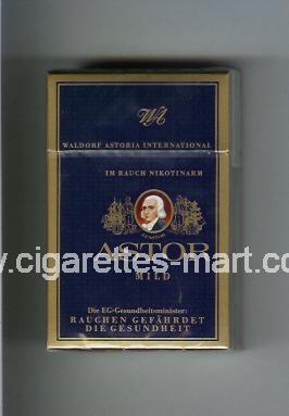 Astor (german version) (design 4) (Mild) ( hard box cigarettes )