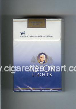 Astor (german version) (design 4A) (Lights / American Blend) ( hard box cigarettes )