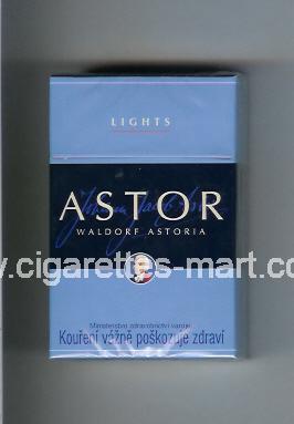 Astor (german version) (design 5) (Lights) ( hard box cigarettes )