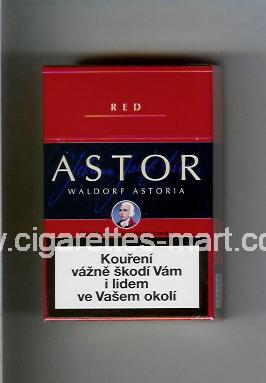 Astor (german version) (design 5) (Red) ( hard box cigarettes )