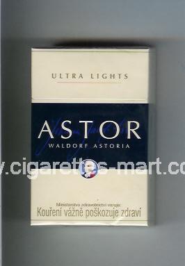 Astor (german version) (design 5) (Ultra Lights) ( hard box cigarettes )