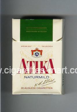 Atika (design 1) (Naturmild) ( hard box cigarettes )