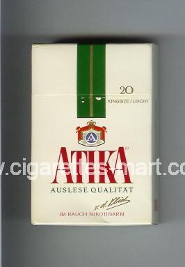 Atika (design 3) (Auslese Qualitat) ( hard box cigarettes )