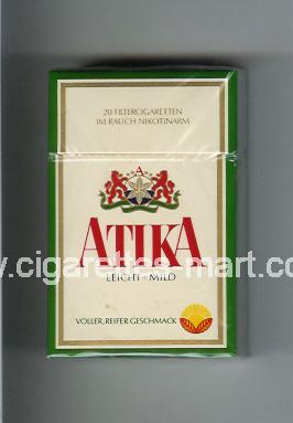 Atika (design 5) (Leich + Mild) ( hard box cigarettes )